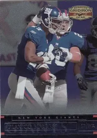 2007 Donruss Gridiron Gear #5 Plaxico Burress