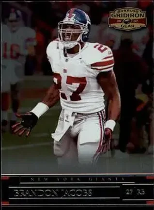 2007 Donruss Gridiron Gear #7 Brandon Jacobs