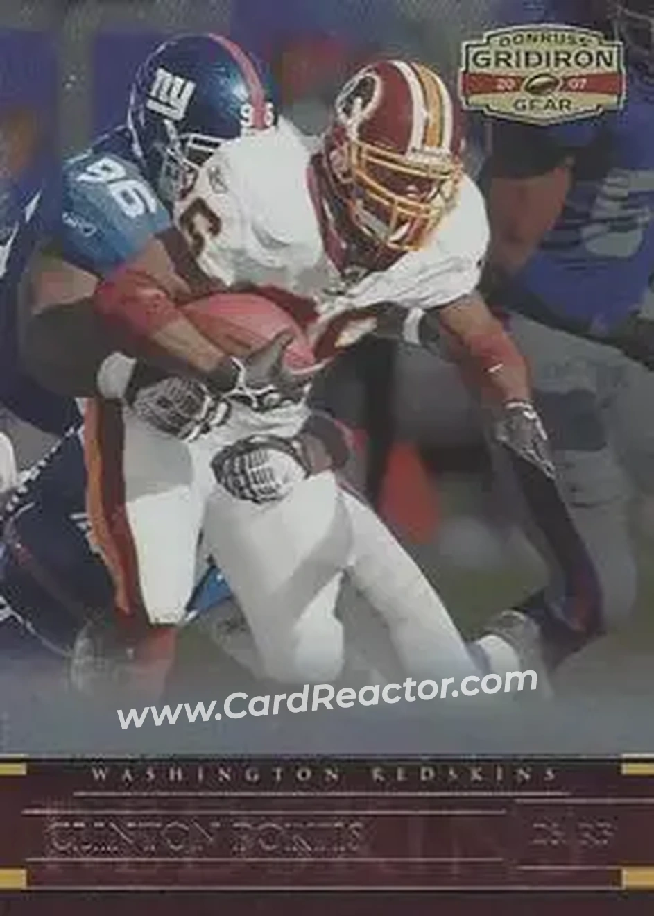 2007 Donruss Gridiron Gear #12 - Clinton Portis - Washington Redskins - Front