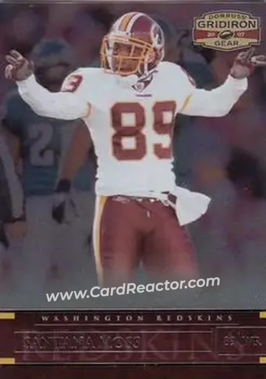 2007 Donruss Gridiron Gear #13 - Santana Moss - Washington Redskins - Front