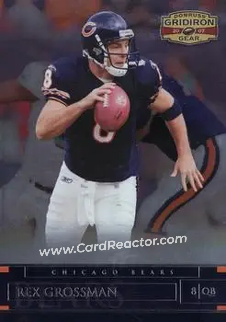 2007 Donruss Gridiron Gear #14 - Rex Grossman - Chicago Bears - Front