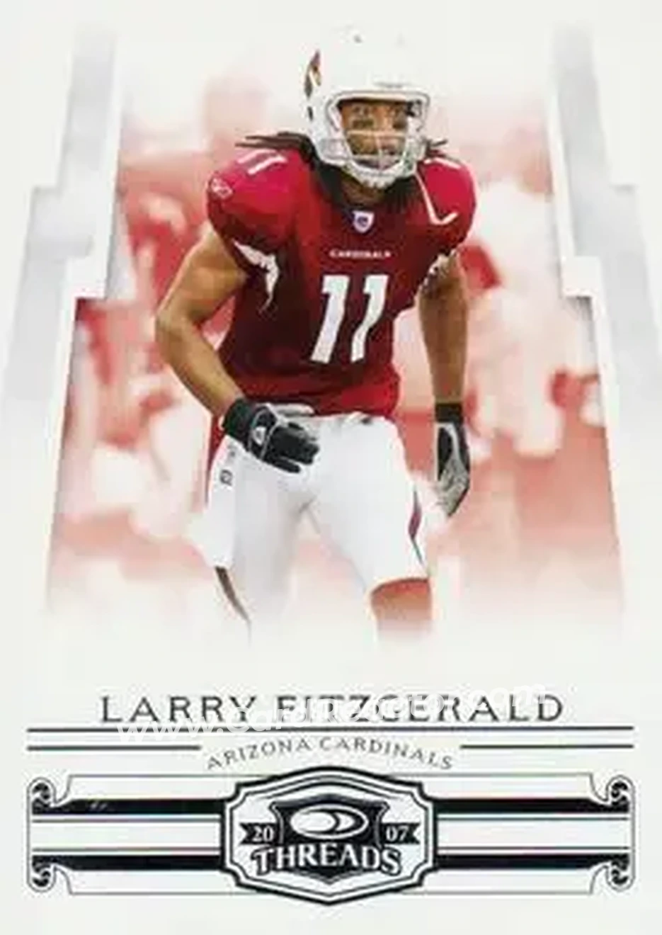 2007 Donruss Threads #2 - Larry Fitzgerald - Arizona Cardinals - Front
