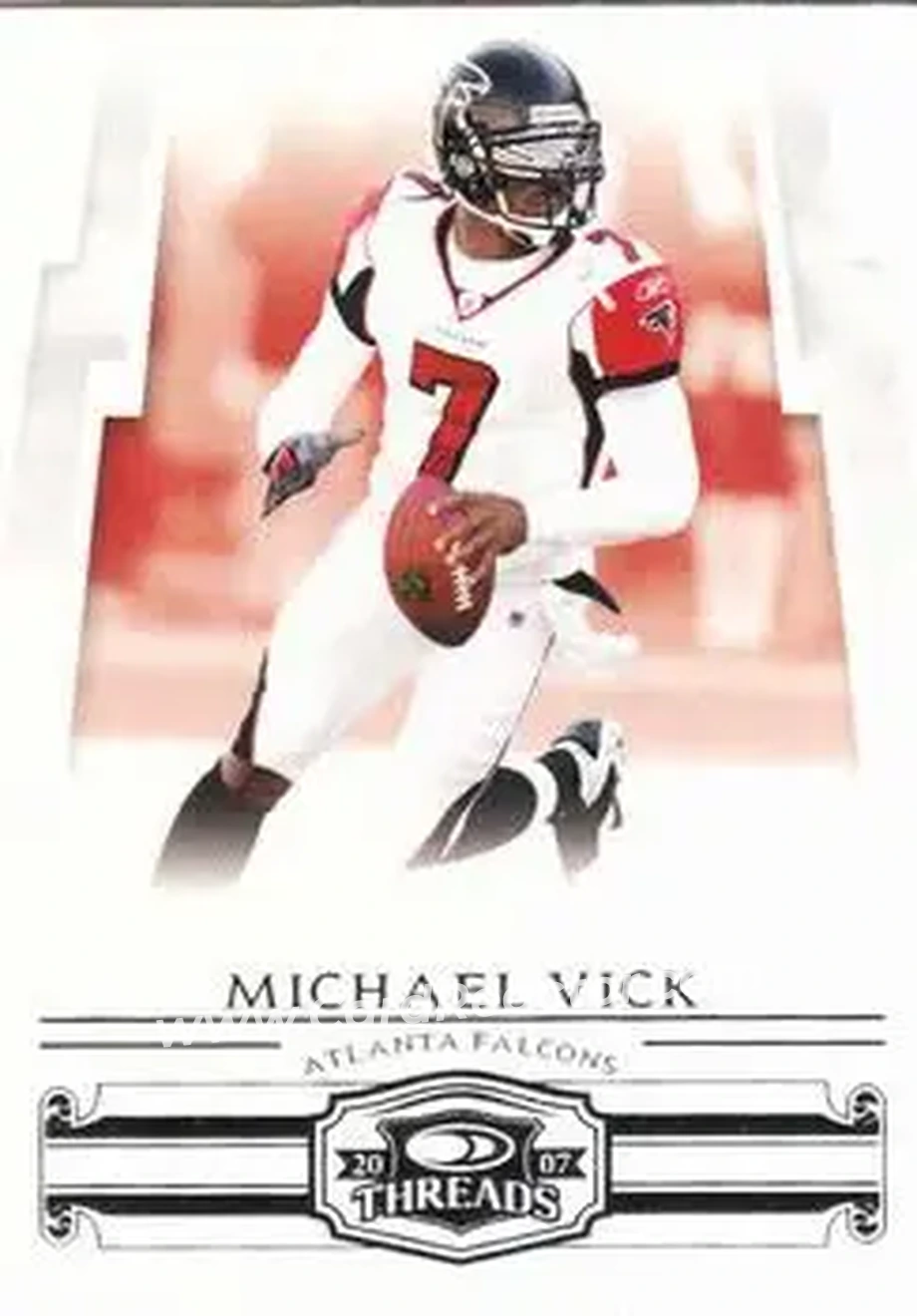 2007 Donruss Threads #4 - Michael Vick - Atlanta Falcons - Front
