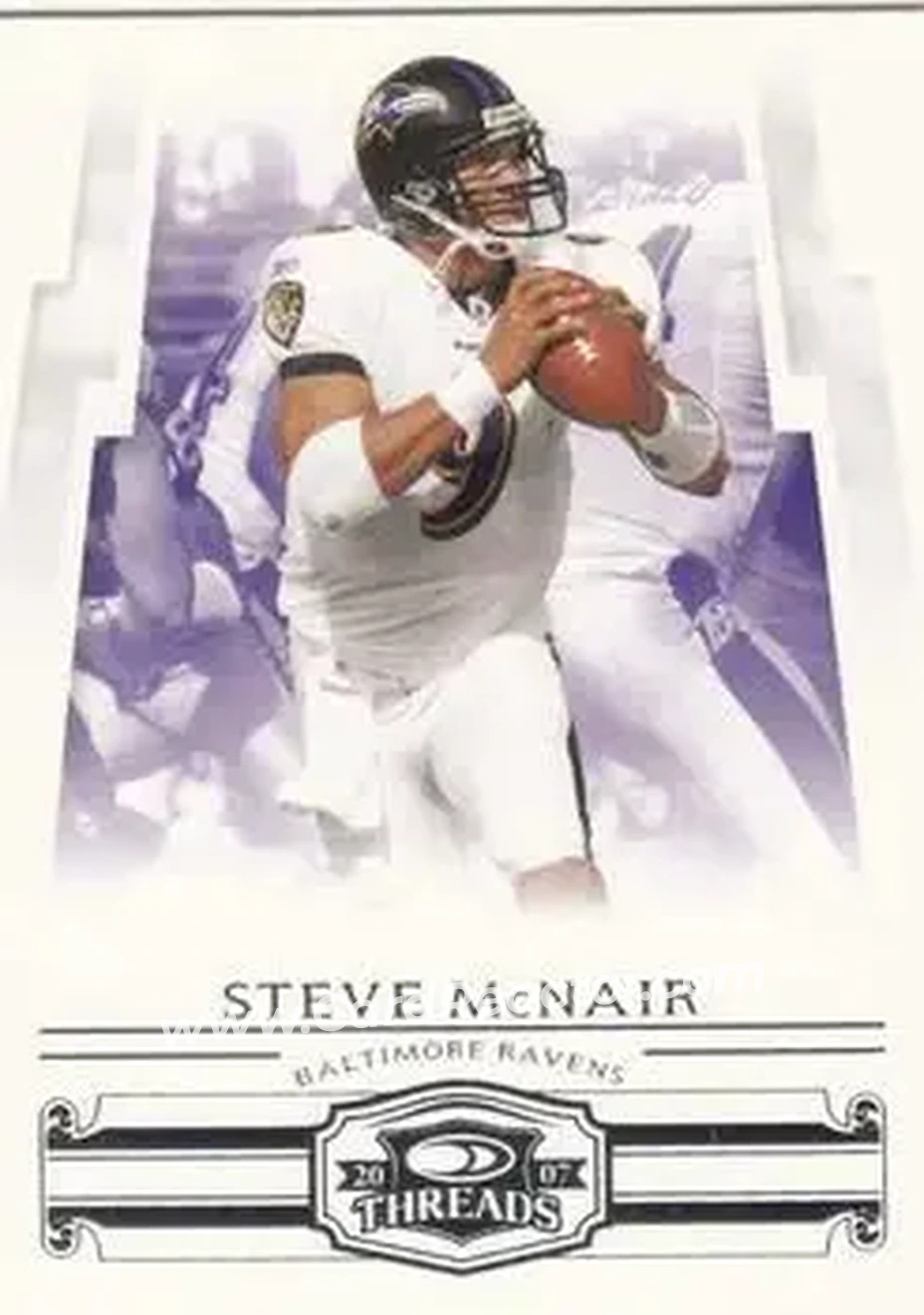 2007 Donruss Threads #5 - Steve McNair - Baltimore Ravens - Front