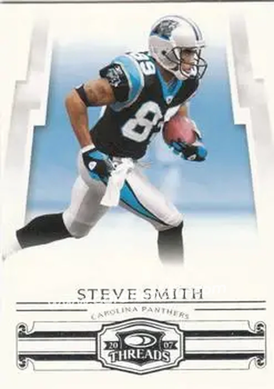 2007 Donruss Threads #8 - Steve Smith Sr. - Carolina Panthers - Front