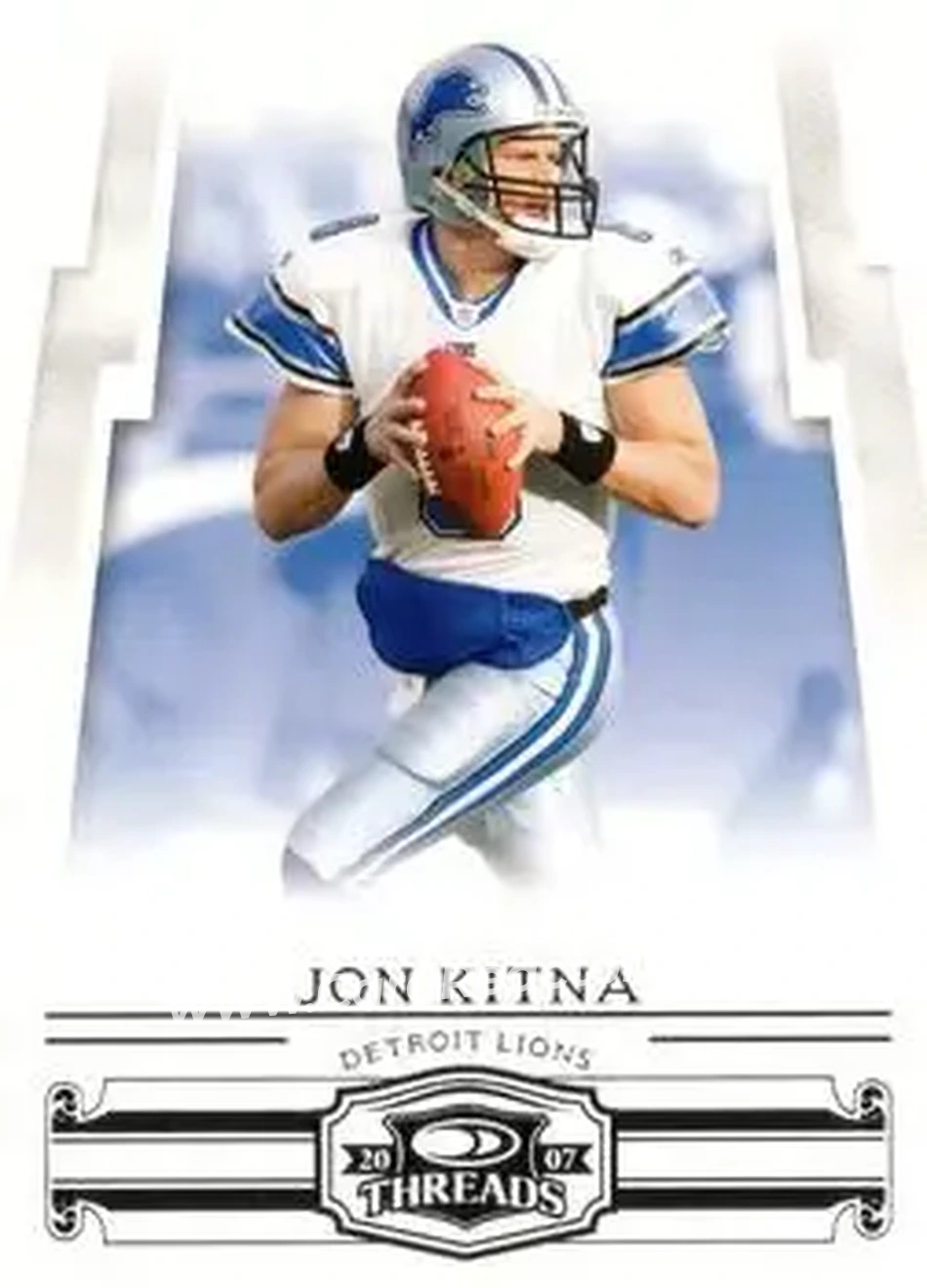 2007 Donruss Threads #16 - Jon Kitna - Detroit Lions - Front