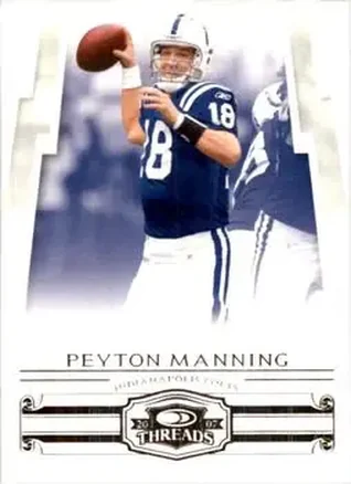 2007 Donruss Threads #18 Peyton Manning