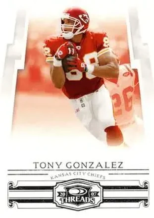 2007 Donruss Threads #22 Tony Gonzalez