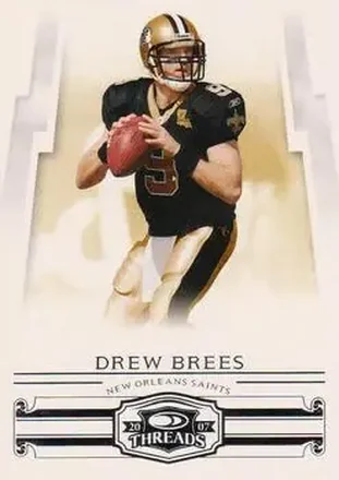 2007 Donruss Threads #29 Drew Brees