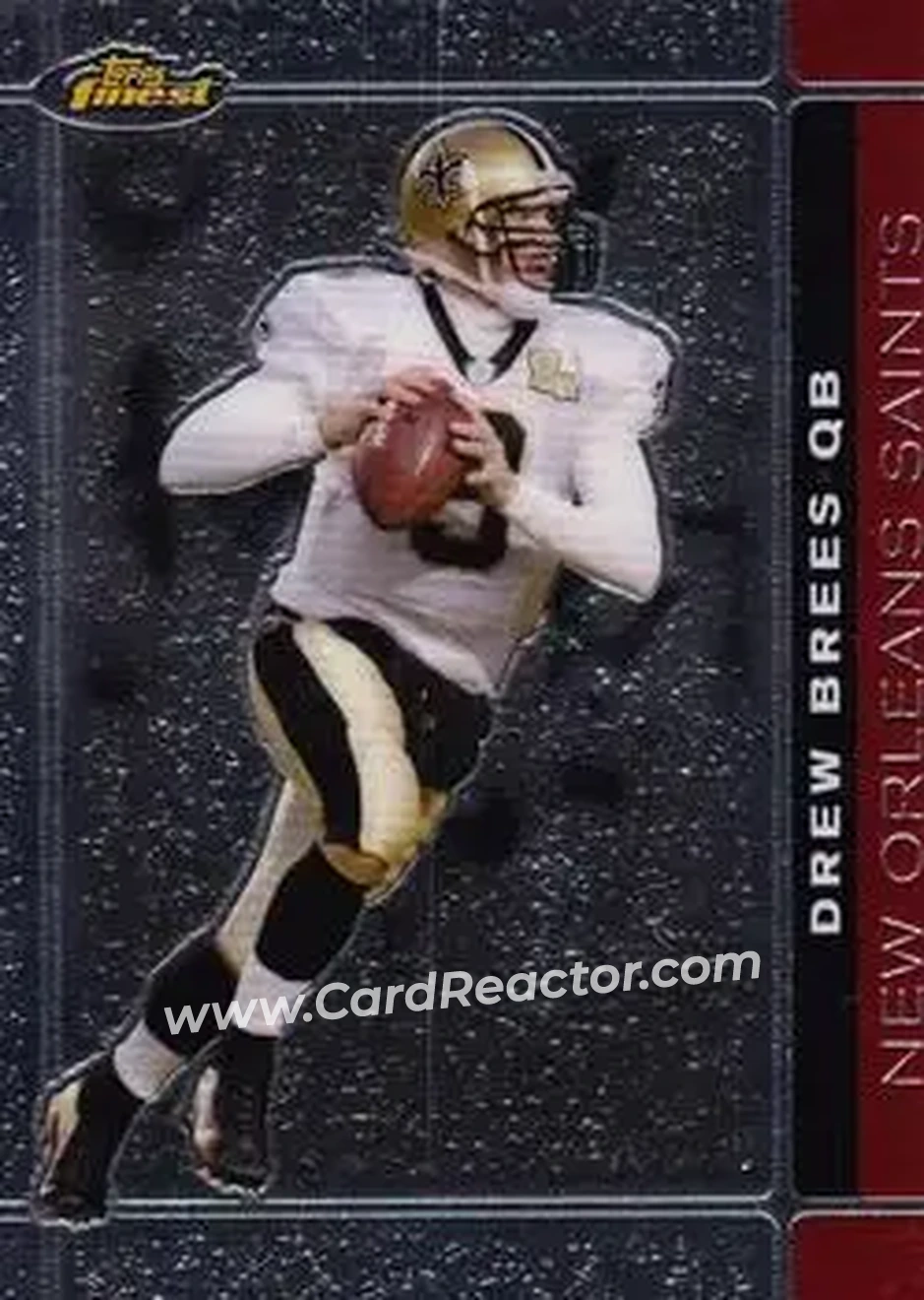2007 Finest #2 - Drew Brees - New Orleans Saints - Front