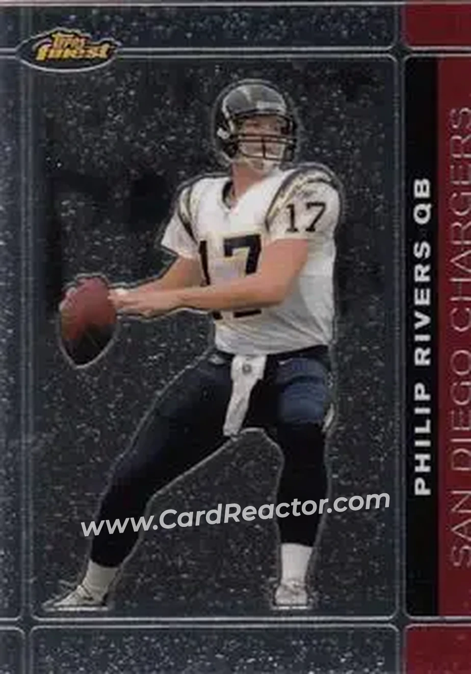 2007 Finest #7 - Philip Rivers - San Diego Chargers - Front
