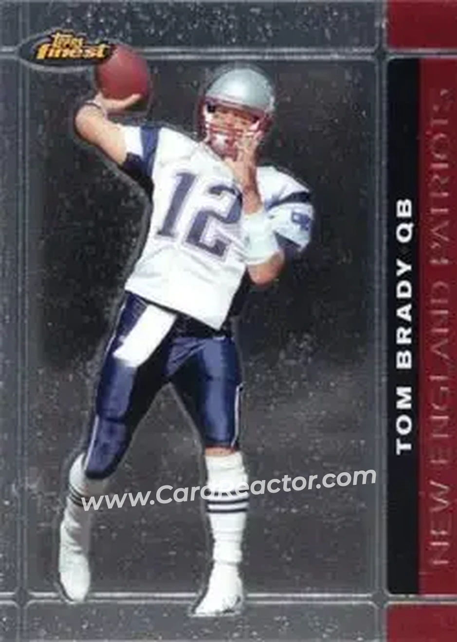 2007 Finest #8 - Tom Brady - New England Patriots - Front