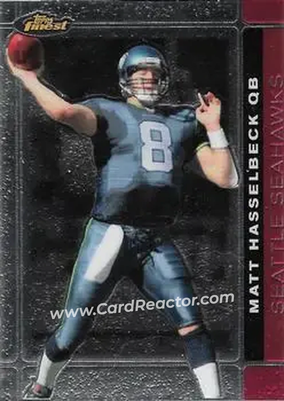 2007 Finest #12 - Matt Hasselbeck - Seattle Seahawks - Front