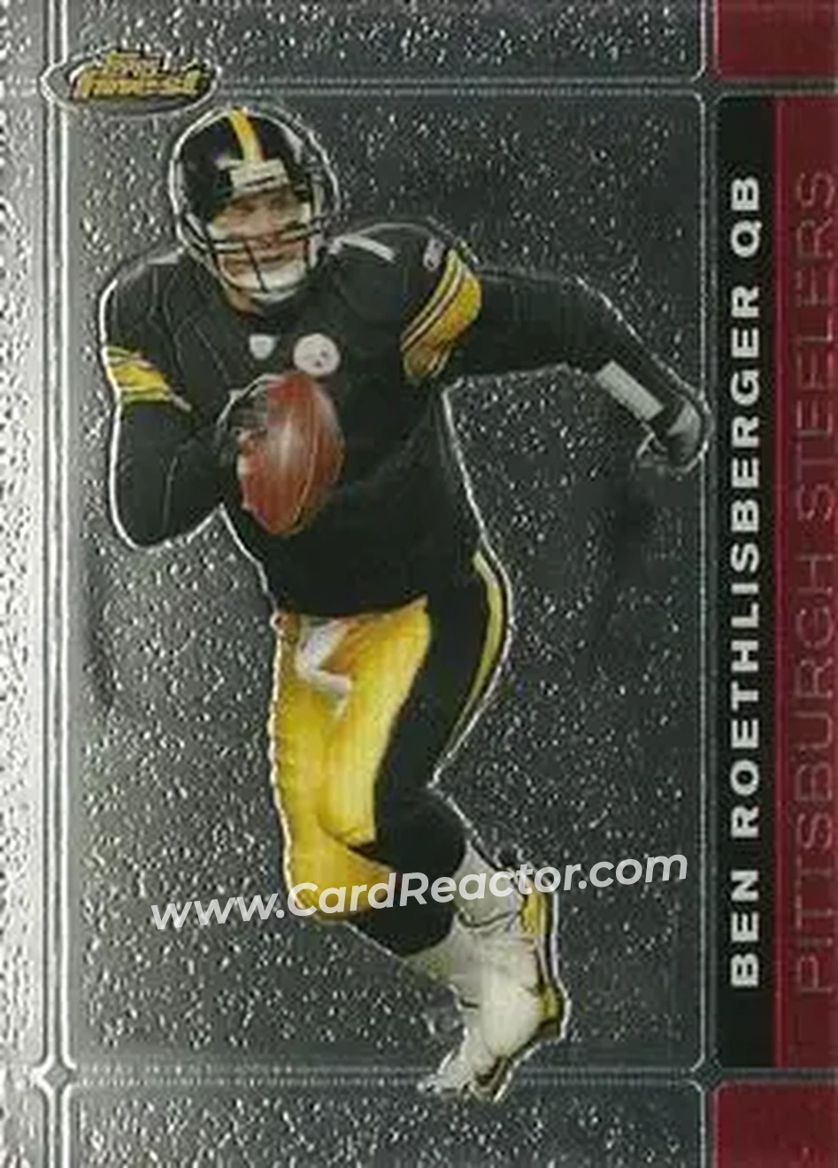 2007 Finest #14 - Ben Roethlisberger - Pittsburgh Steelers - Front