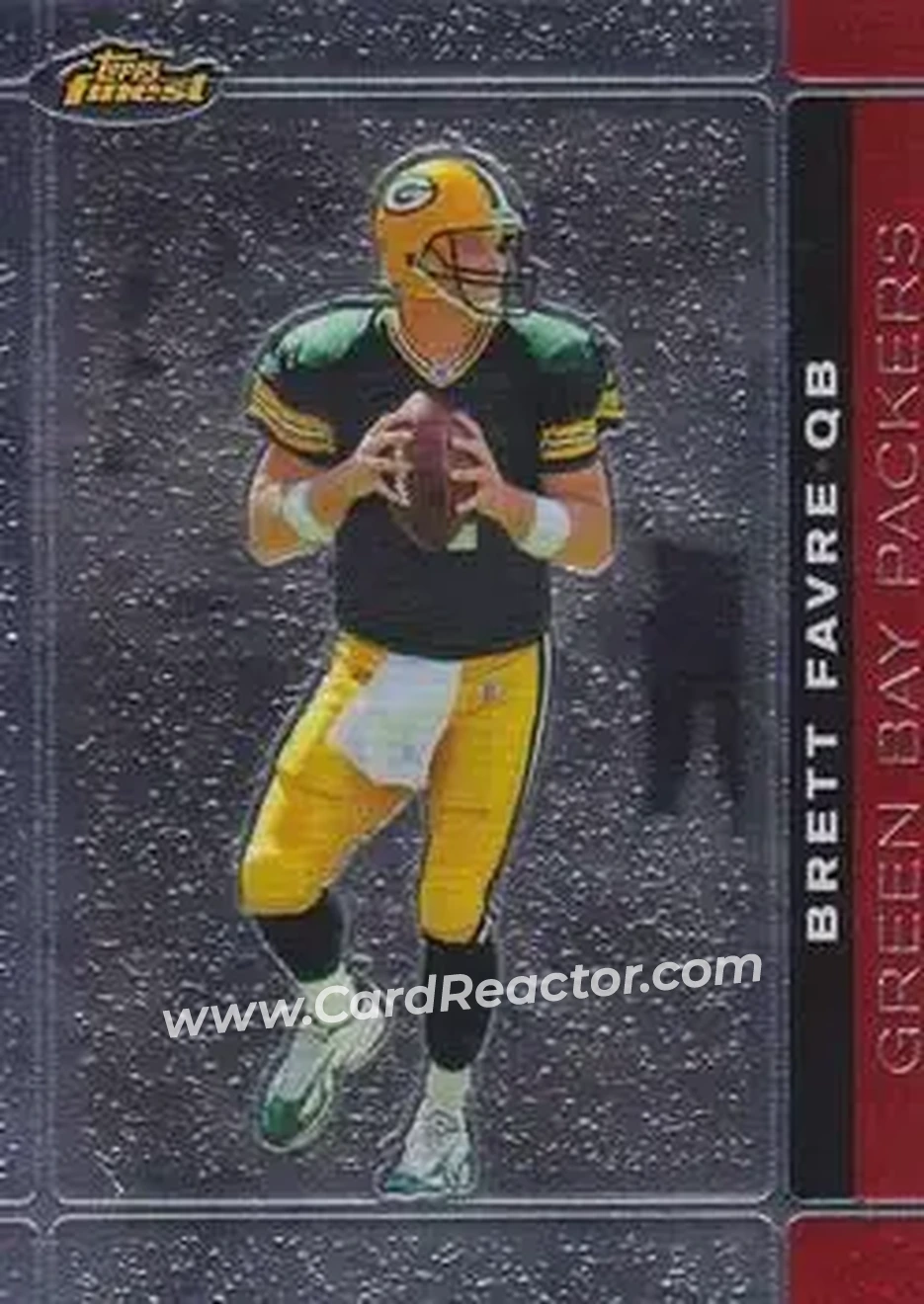 2007 Finest #17 - Brett Favre - Green Bay Packers - Front