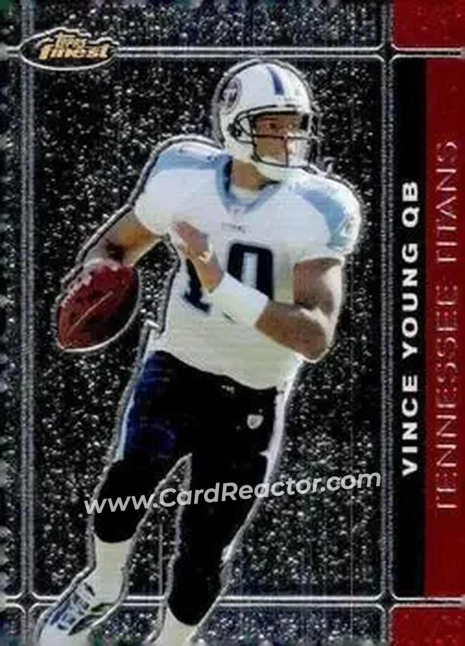 2007 Finest #18 - Vince Young - Tennessee Titans - Front