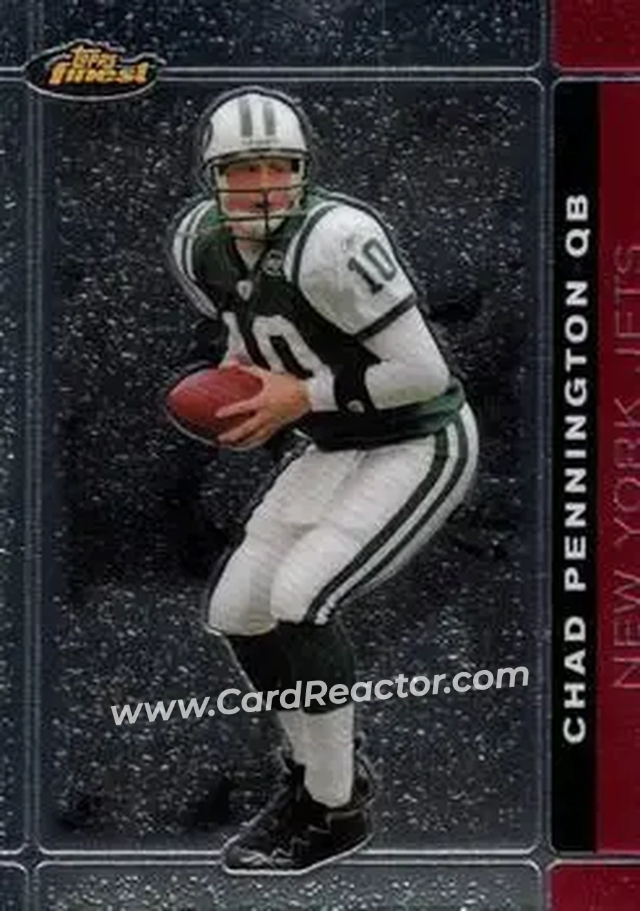 2007 Finest #20 - Chad Pennington - New York Jets - Front