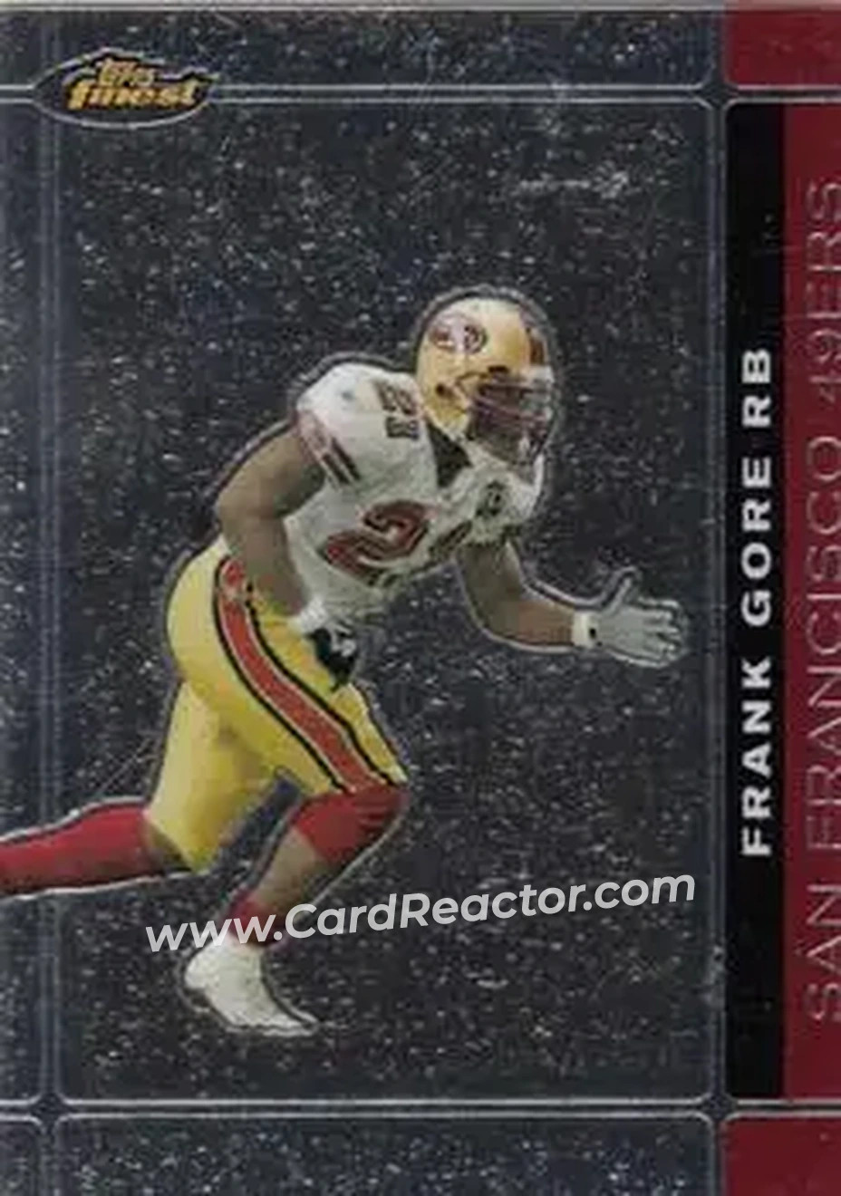 2007 Finest #23 - Frank Gore - San Francisco 49ers - Front