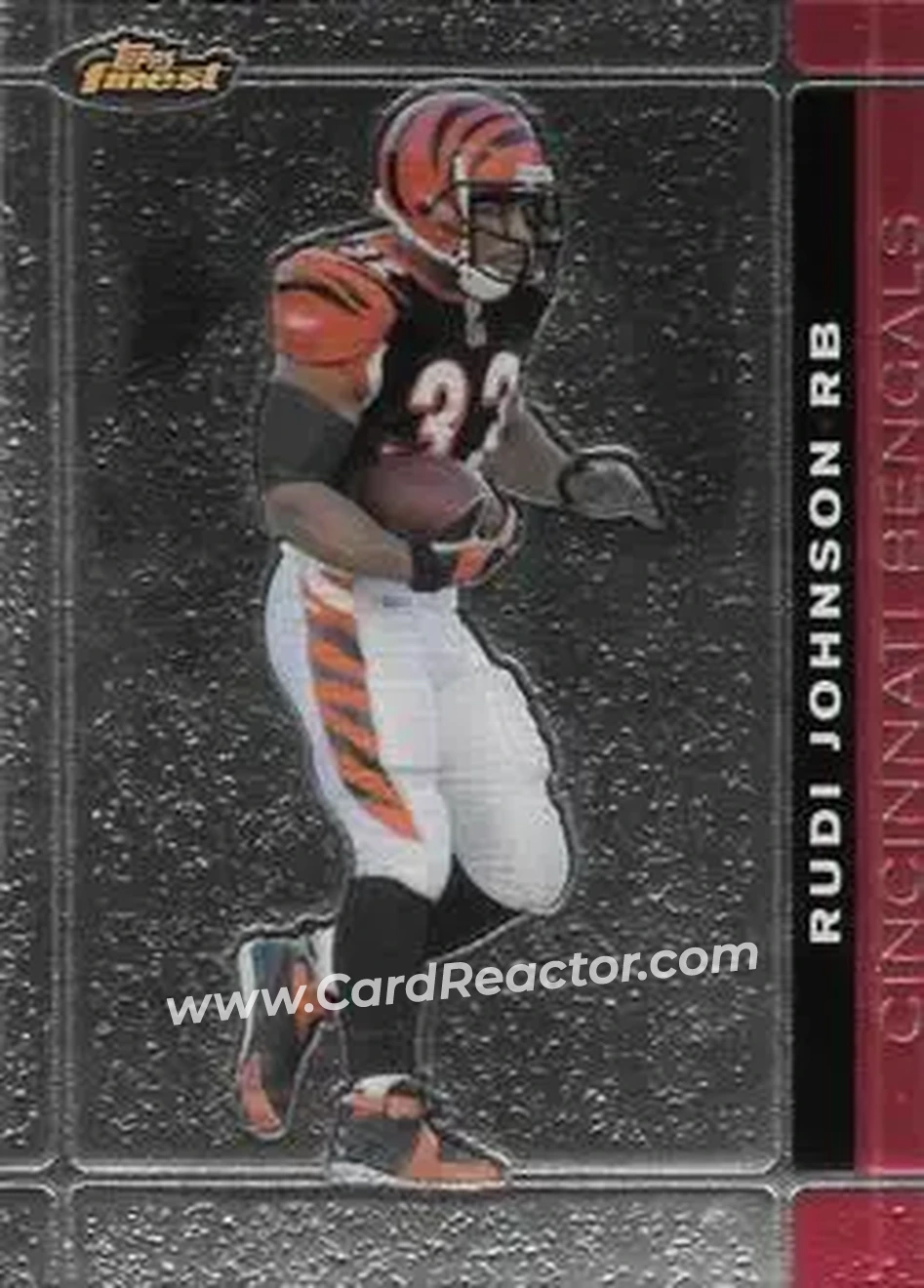 2007 Finest #26 - Rudi Johnson - Cincinnati Bengals - Front
