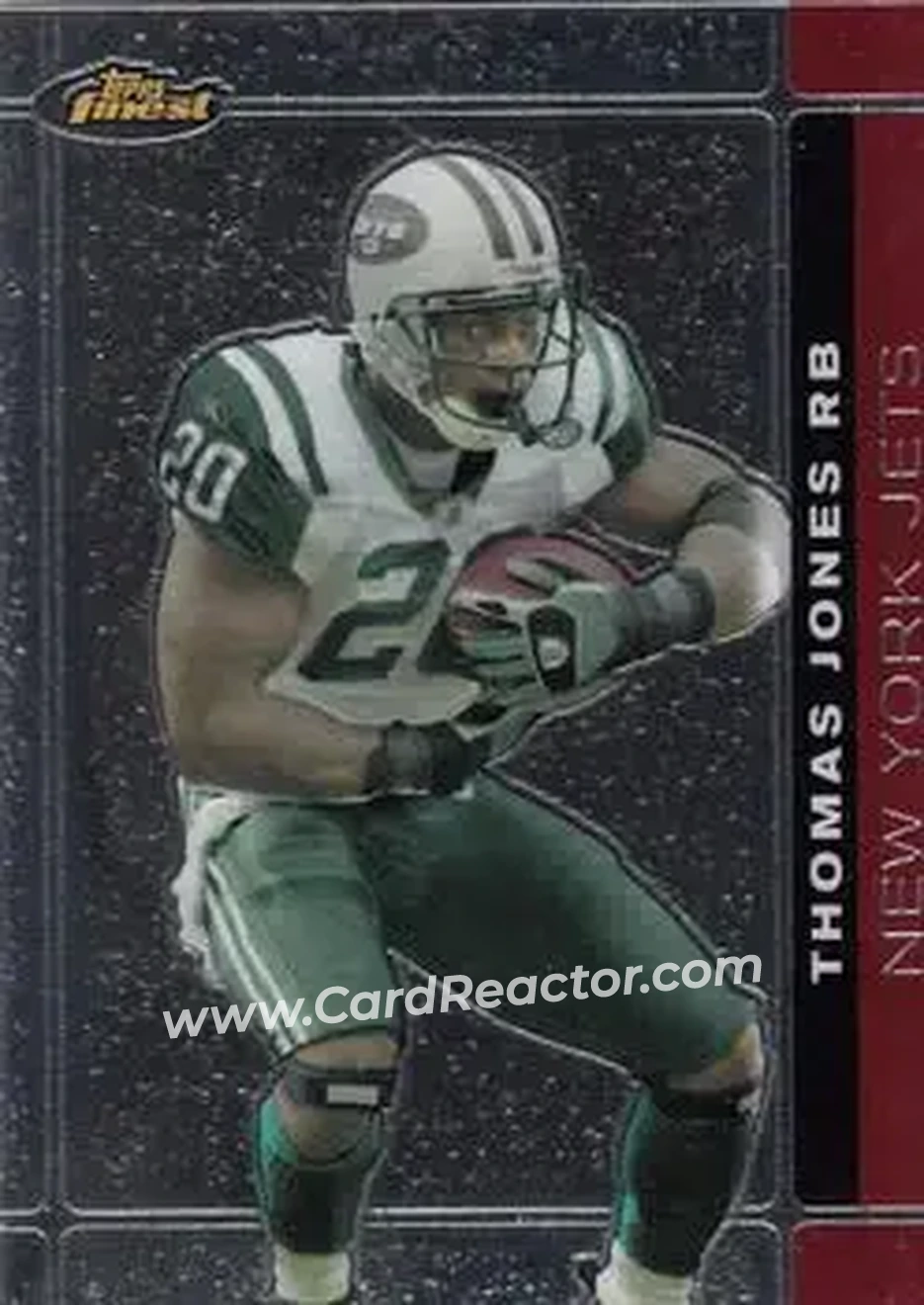 2007 Finest #30 - Thomas Jones - New York Jets - Front