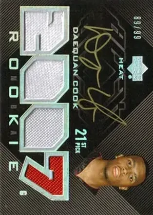 2007-08 UD Black #114 - Daequan Cook - Miami Heat