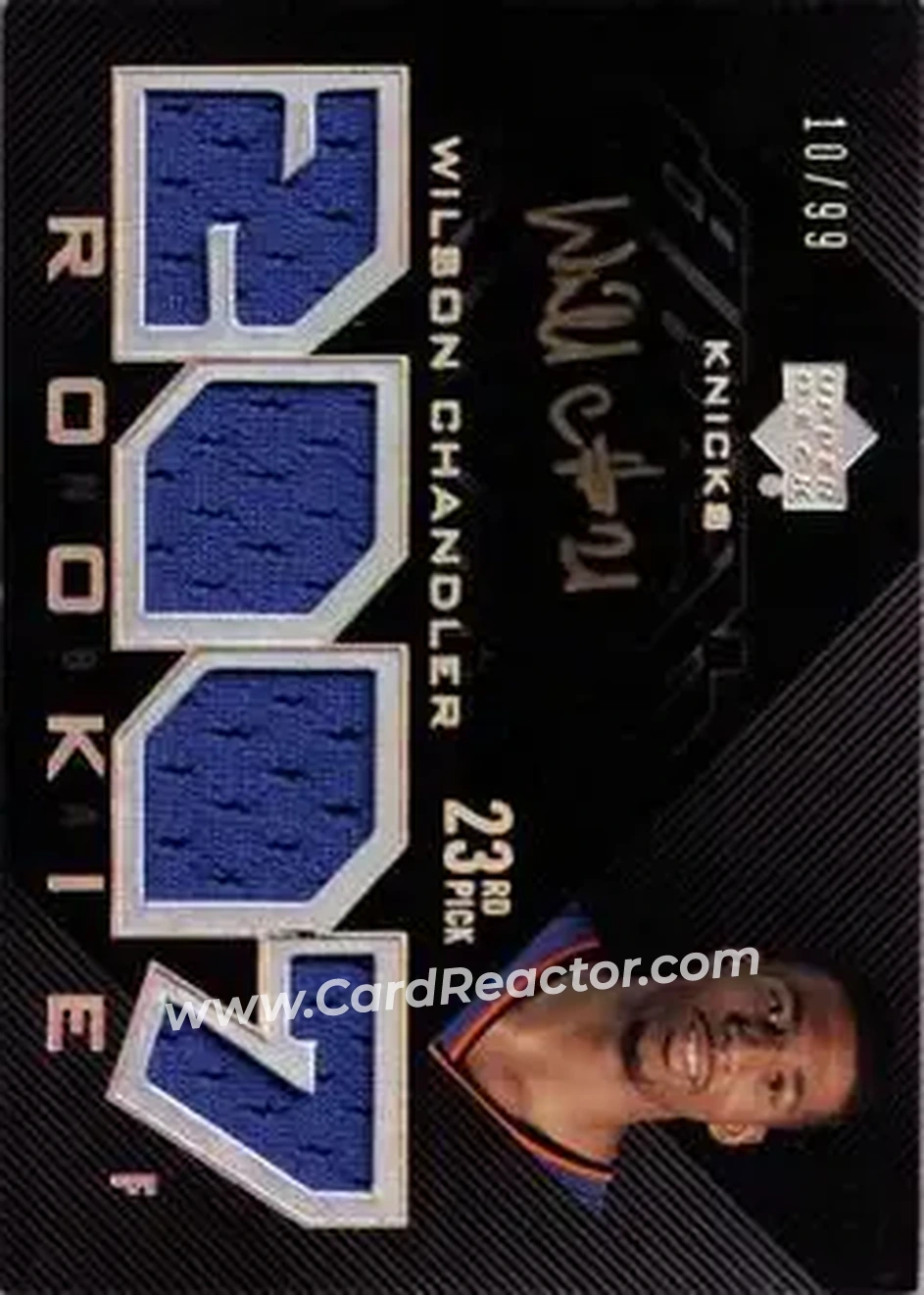 2007-08 UD Black #119 - Wilson Chandler - New York Knicks - Front 2007-08 UD Black #119 - Wilson Chandler - New York Knicks - Front