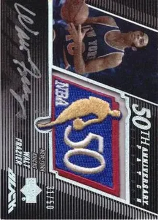 2007-08 UD Black - 50th Anniversary Autographs #50AU-WF - Walt Frazier - New York Knicks