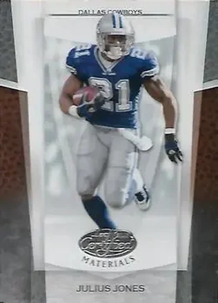 2007 Leaf Certified Materials #2 - Julius Jones - Dallas Cowboys