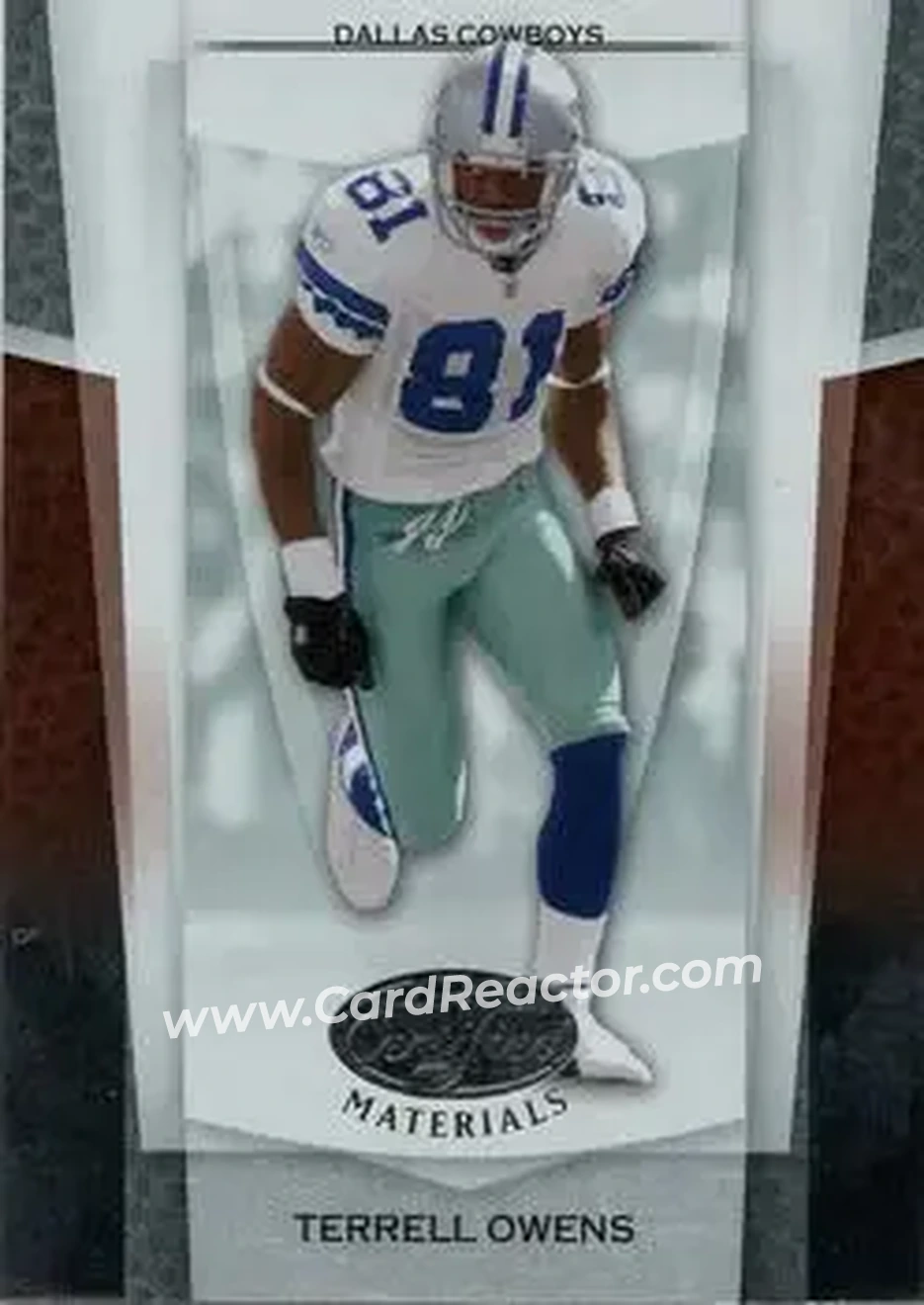2007 Leaf Certified Materials #4 - Terrell Owens - Dallas Cowboys - Front