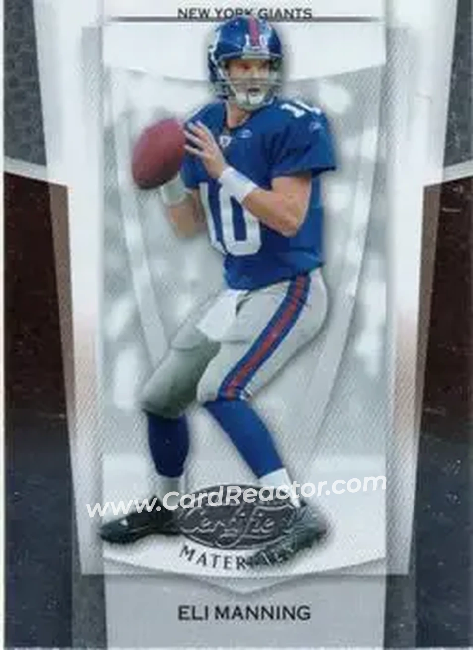 2007 Leaf Certified Materials #7 - Eli Manning - New York Giants - Front