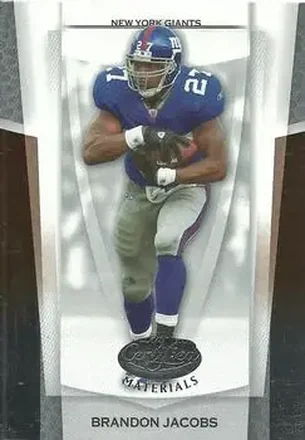 2007 Leaf Certified Materials #10 Brandon Jacobs