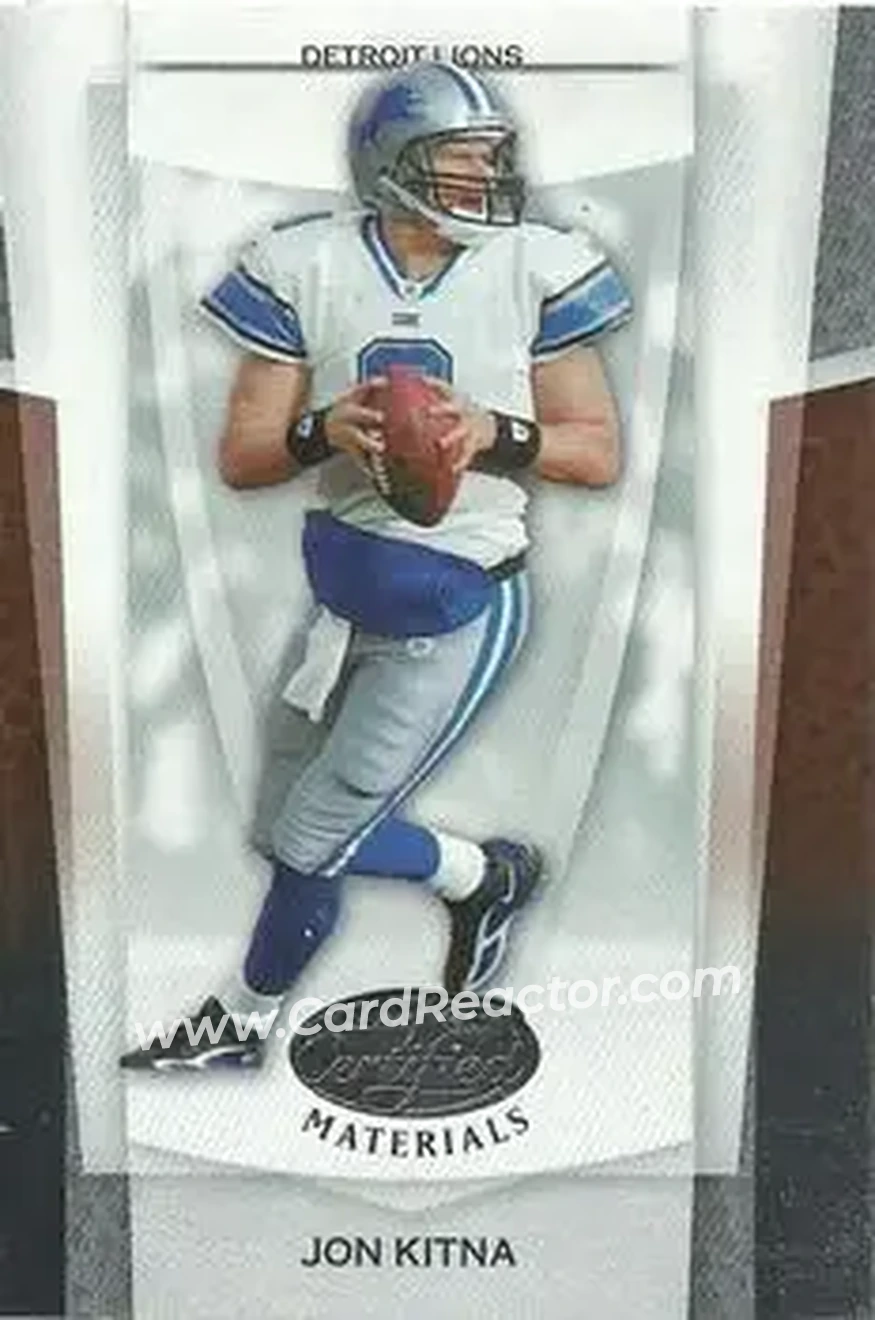 2007 Leaf Certified Materials #26 - Jon Kitna - Detroit Lions - Front