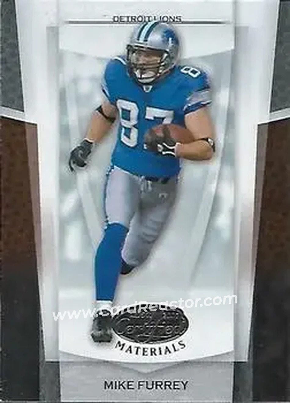 2007 Leaf Certified Materials #28 - Mike Furrey - Detroit Lions - Front