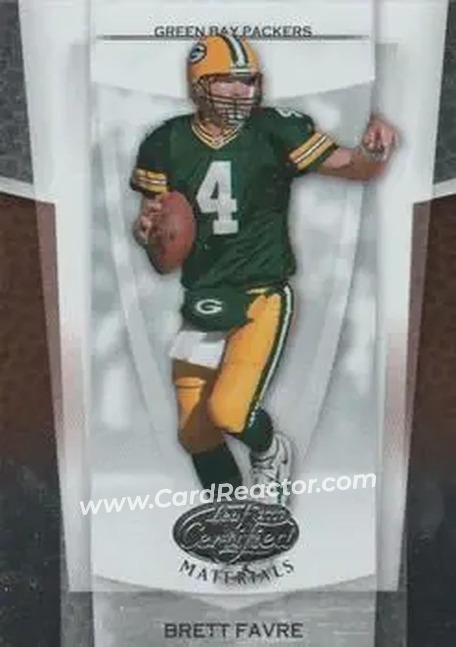 2007 Leaf Certified Materials #30 - Brett Favre - Green Bay Packers - Front 2007 Leaf Certified Materials #30 - Brett Favre - Green Bay Packers - Front