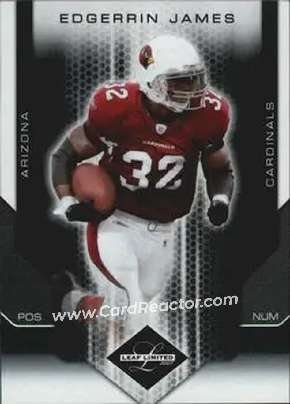 2007 Leaf Limited #2 - Edgerrin James - Arizona Cardinals - Front