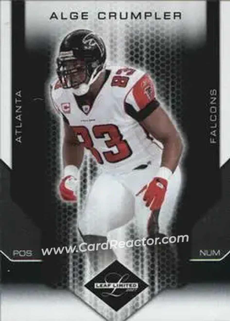2007 Leaf Limited #5 - Alge Crumpler - Atlanta Falcons - Front