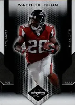2007 Leaf Limited #6 - Warrick Dunn - Atlanta Falcons