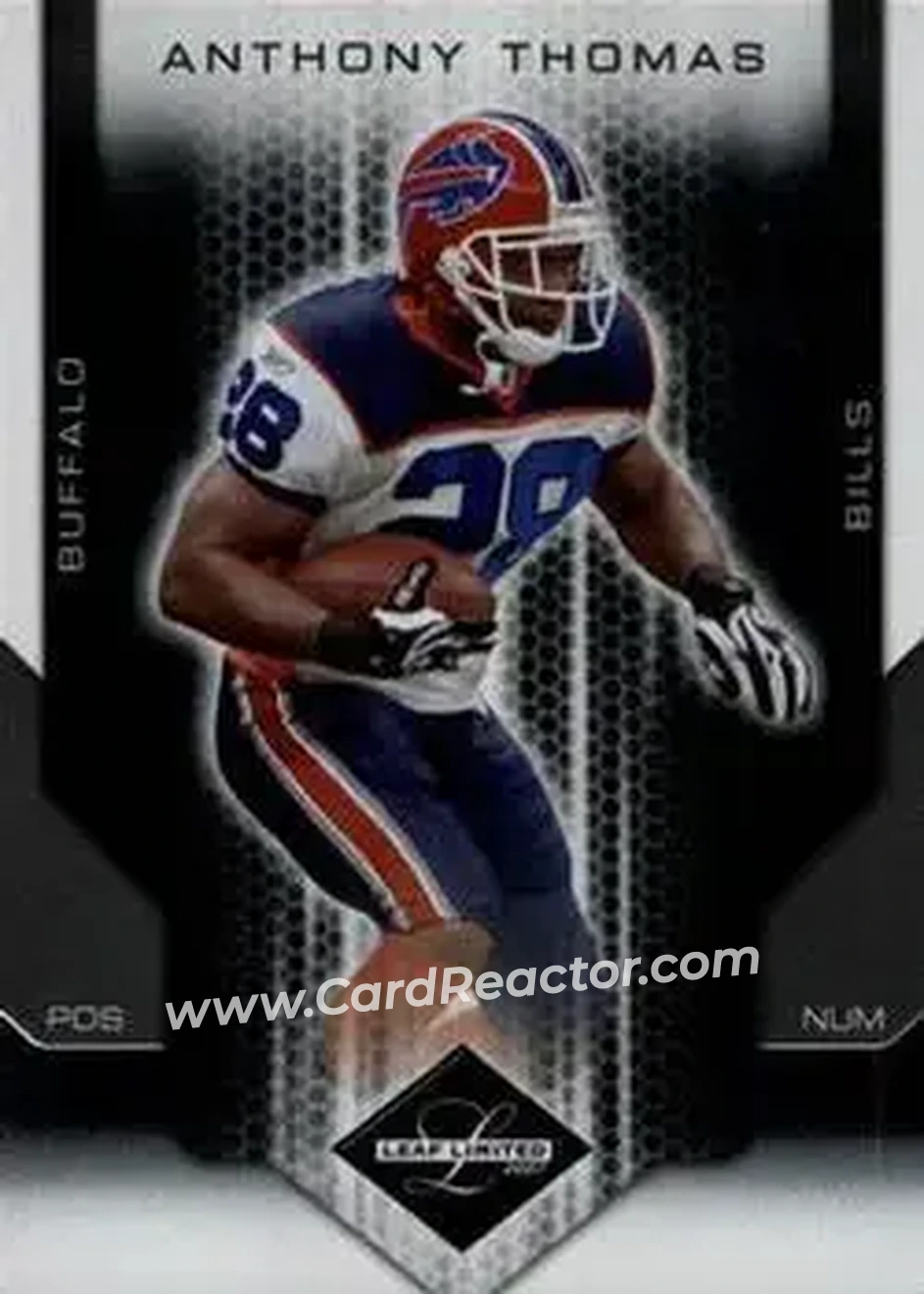 2007 Leaf Limited #11 - Anthony Thomas - Buffalo Bills - Front