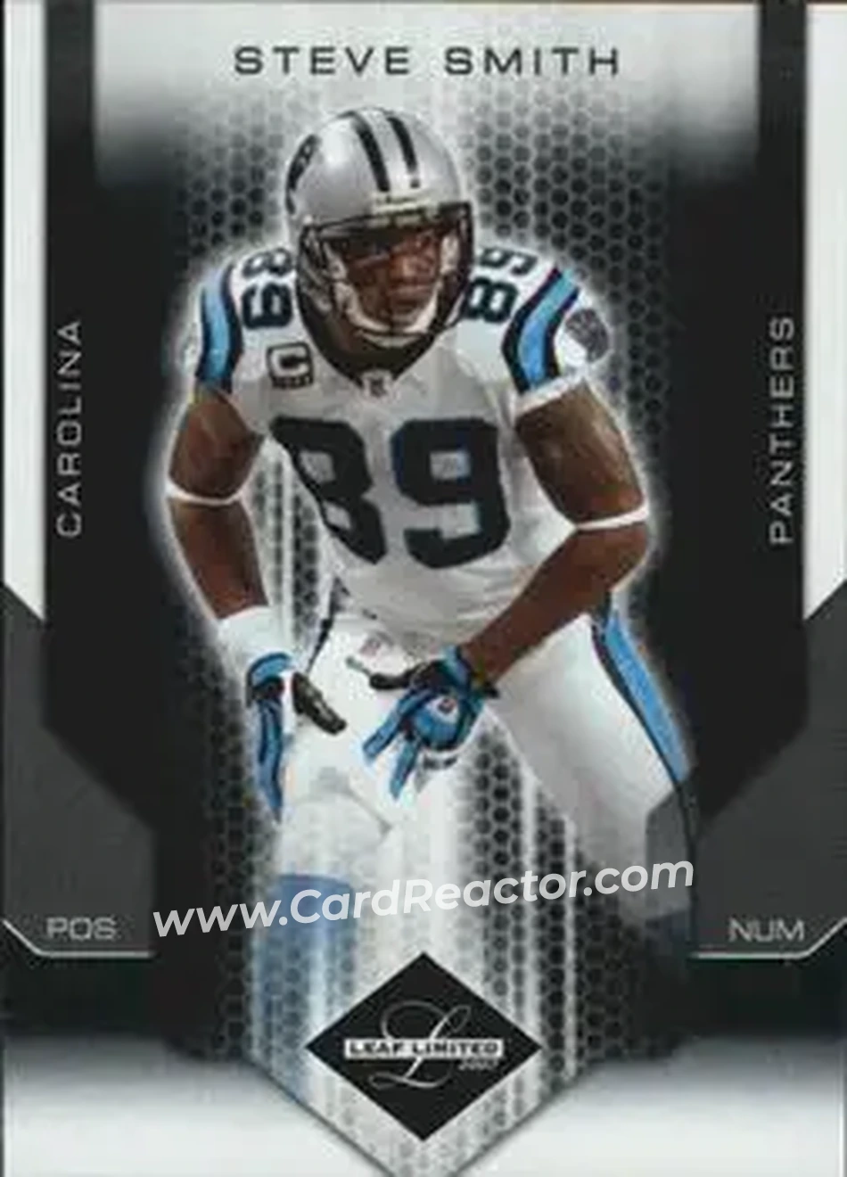 2007 Leaf Limited #15 - Steve Smith Sr. - Carolina Panthers - Front