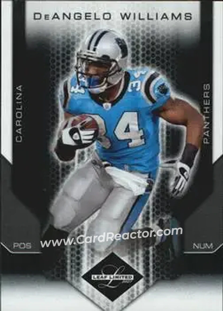 2007 Leaf Limited #16 - DeAngelo Williams - Carolina Panthers - Front