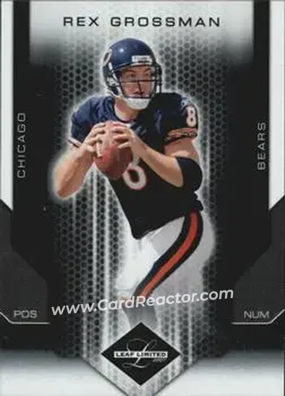 2007 Leaf Limited #17 - Rex Grossman - Chicago Bears - Front