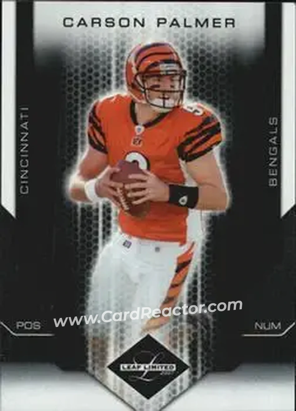 2007 Leaf Limited #20 - Carson Palmer - Cincinnati Bengals - Front