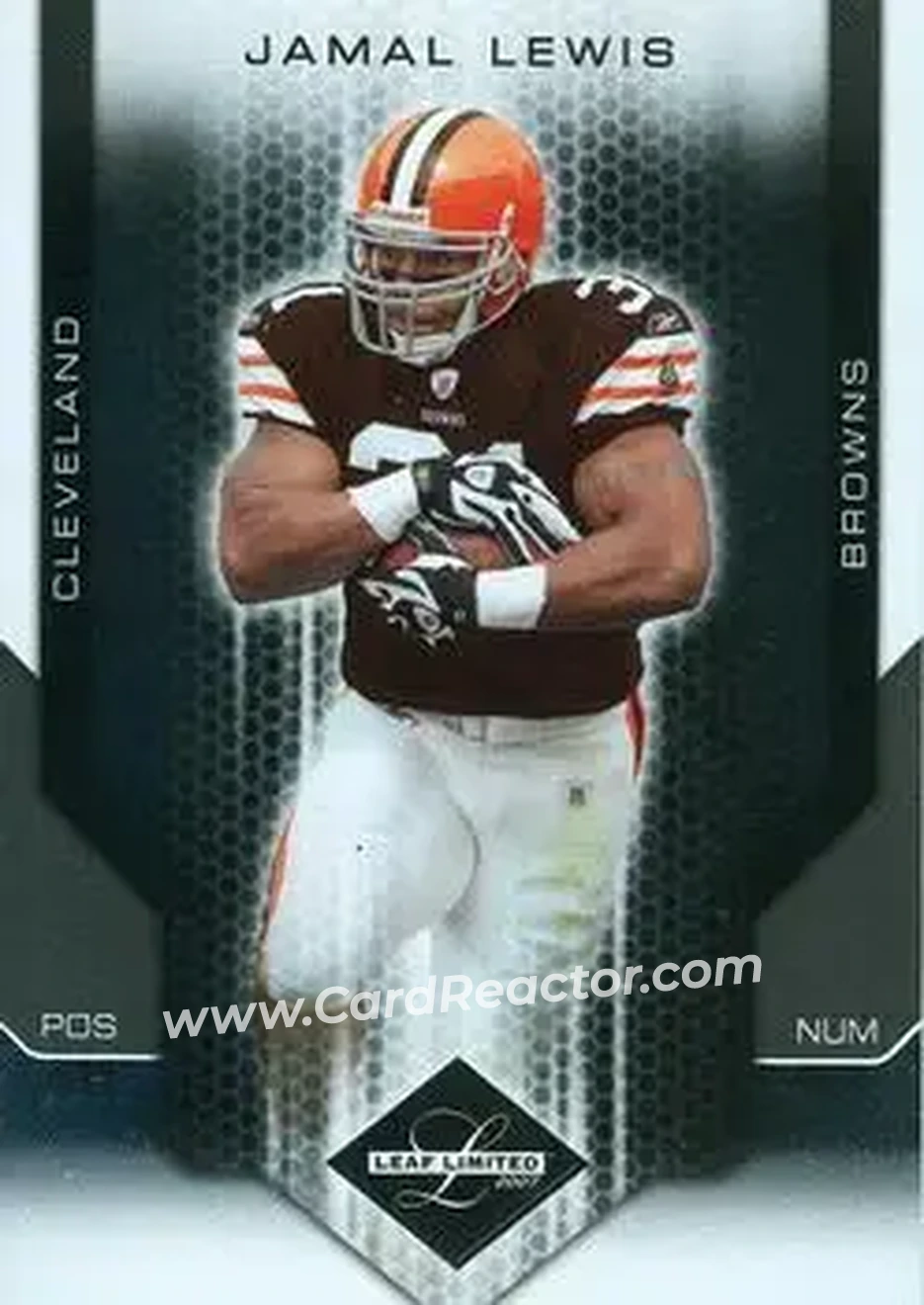 2007 Leaf Limited #26 - Jamal Lewis - Cleveland Browns - Front
