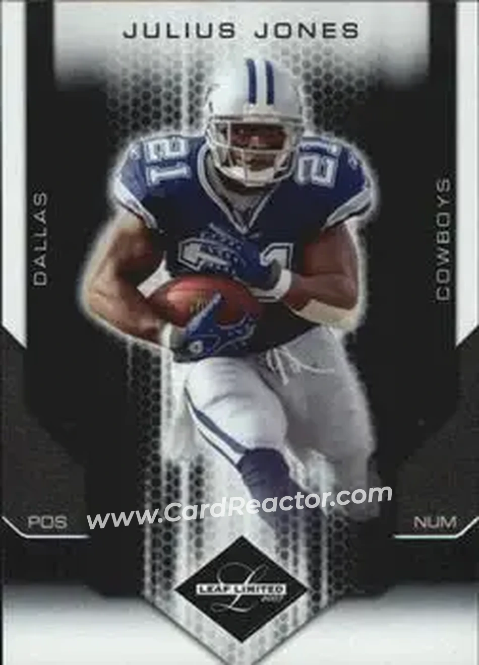 2007 Leaf Limited #27 - Julius Jones - Dallas Cowboys - Front