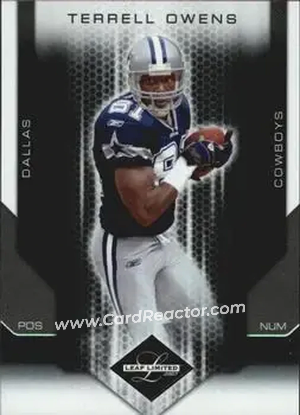 2007 Leaf Limited #28 - Terrell Owens - Dallas Cowboys - Front