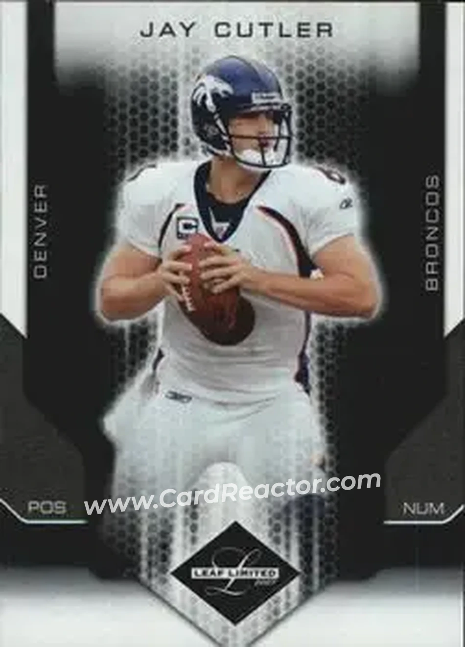 2007 Leaf Limited #30 - Jay Cutler - Denver Broncos - Front