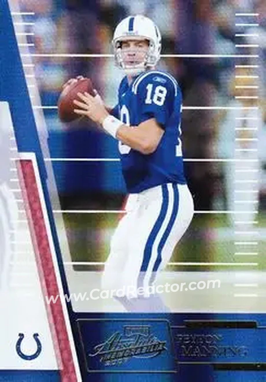 2007 Playoff Absolute Memorabilia #120 - Peyton Manning - Indianapolis Colts - Front
