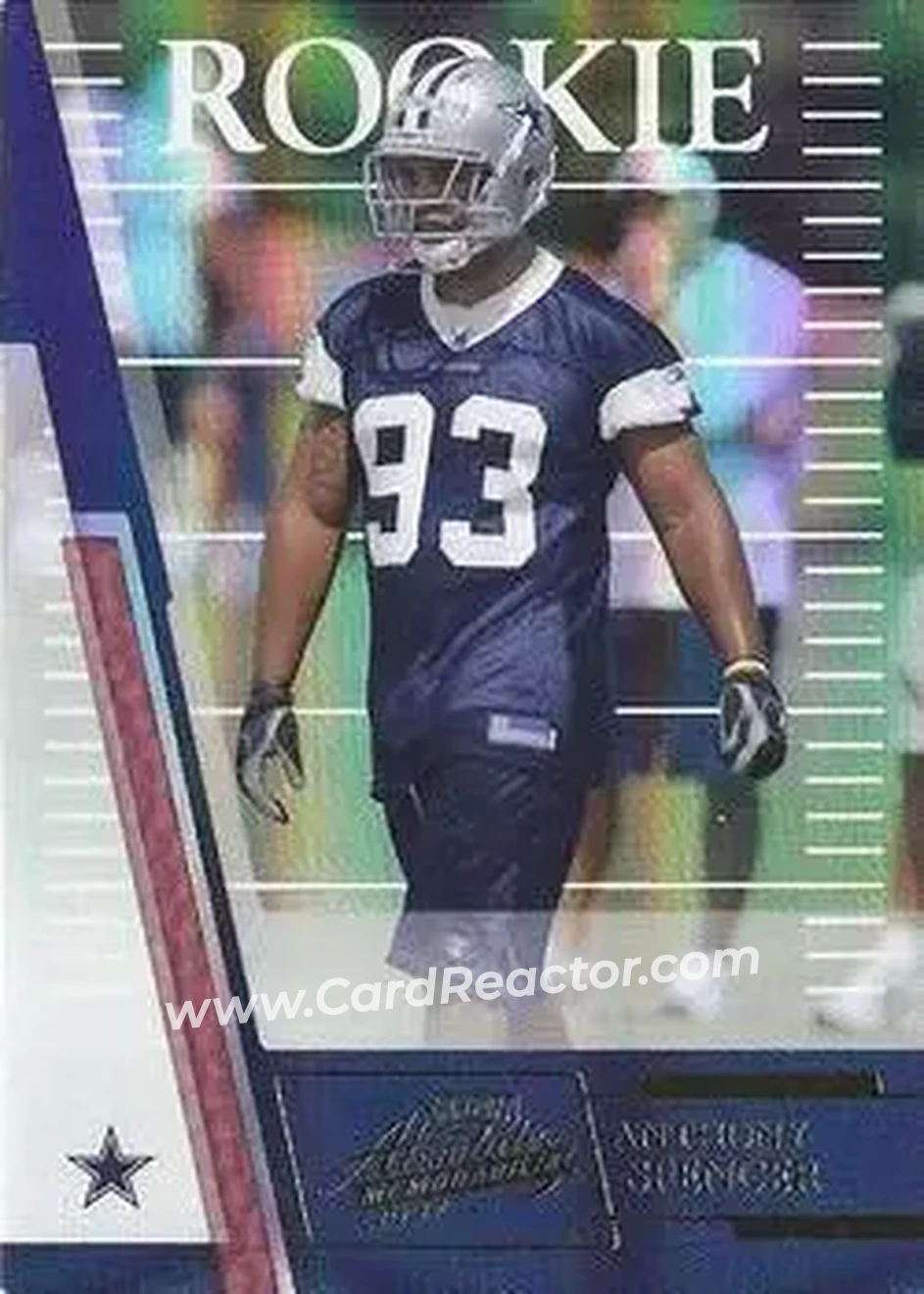 2007 Playoff Absolute Memorabilia #155 - Anthony Spencer - Dallas Cowboys - Front