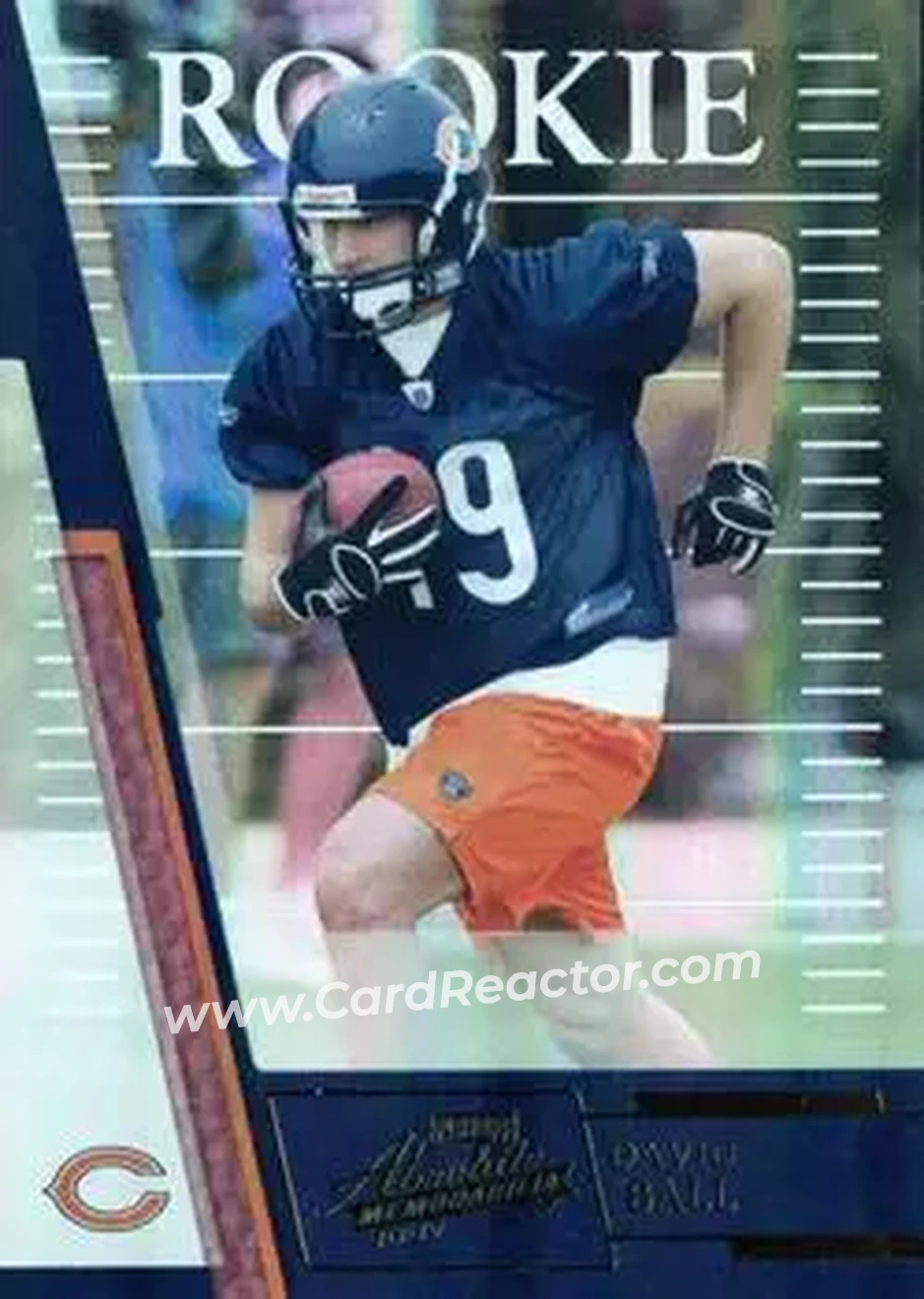 2007 Playoff Absolute Memorabilia #162 - David Ball - Chicago Bears - Front