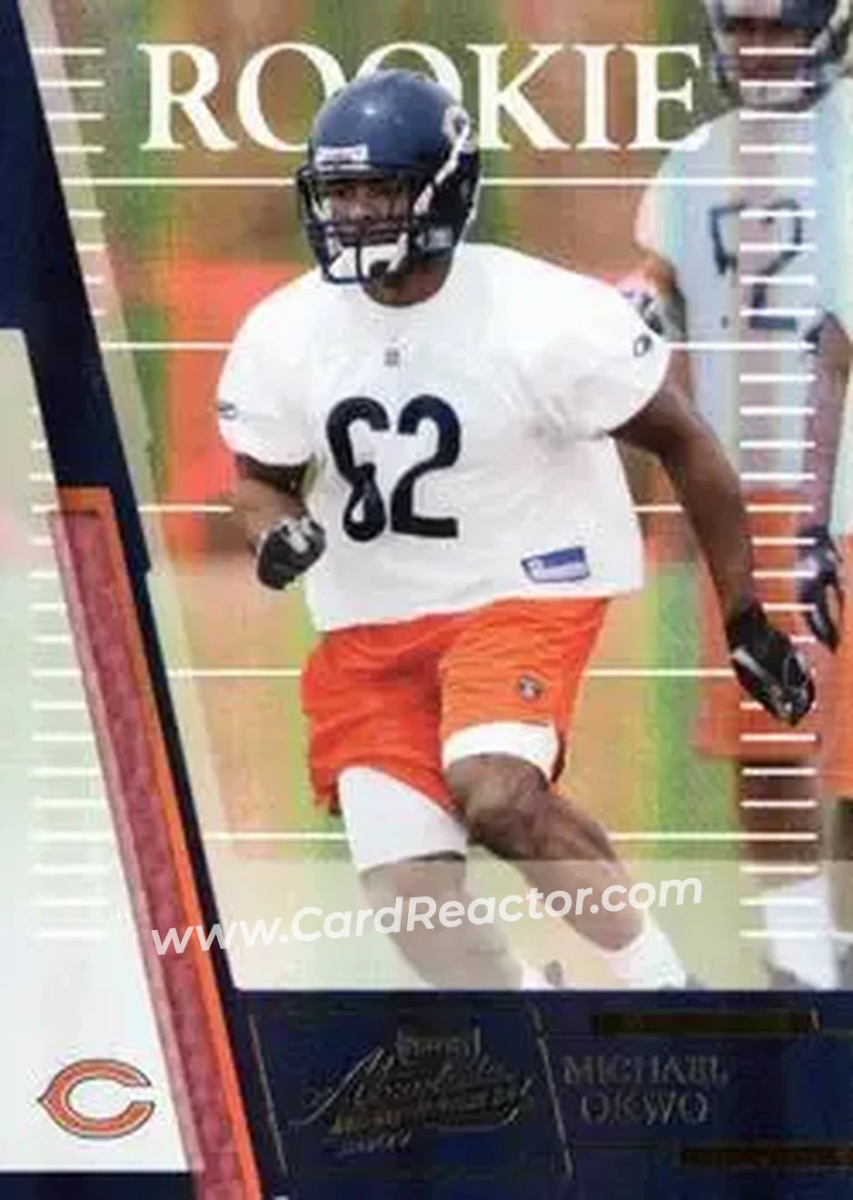 2007 Playoff Absolute Memorabilia #187 - Michael Okwo - Chicago Bears - Front